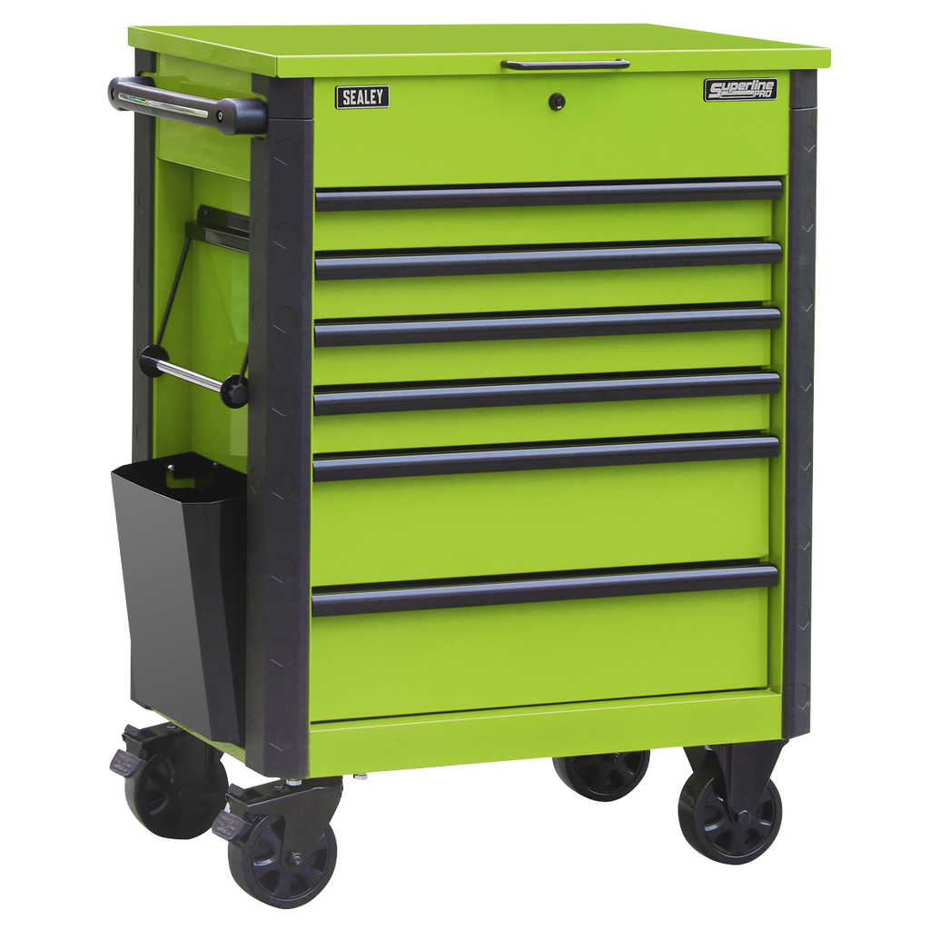 Tool Trolley 6 Drawer - Green AP266HV
