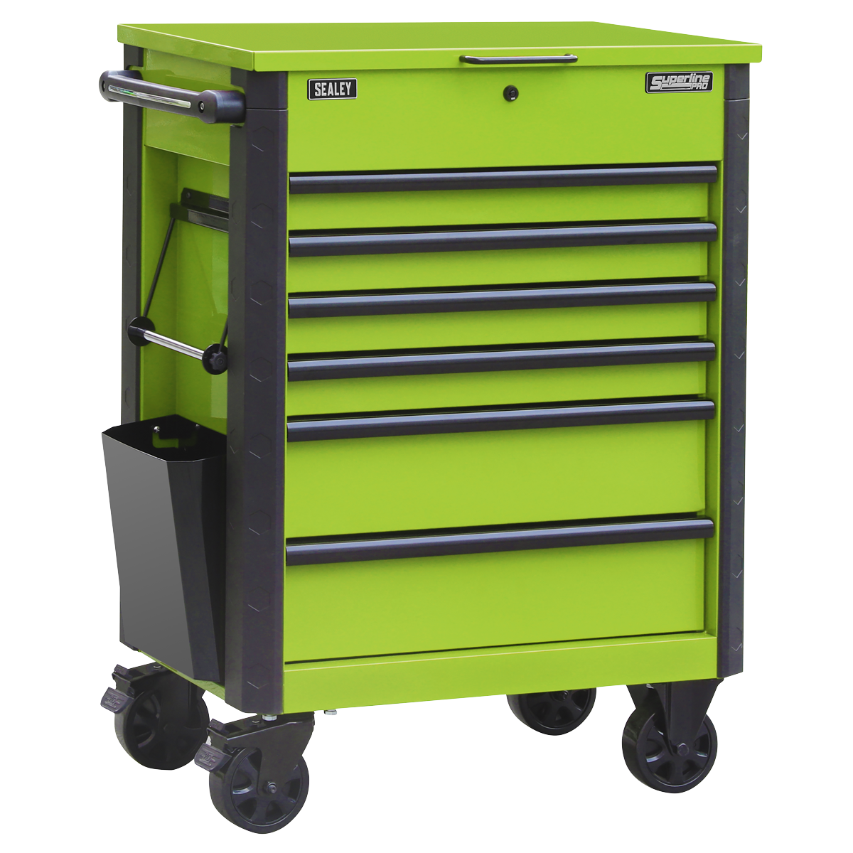 Tool Trolley 6 Drawer - Green AP266HV