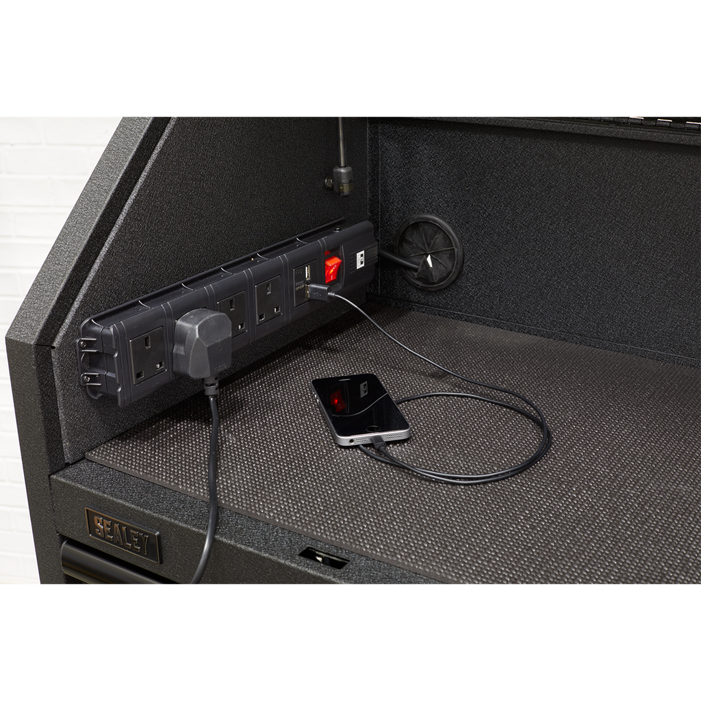 Topchest with 4 Soft Close Drawers & Power Bar 660mm AP2704BE