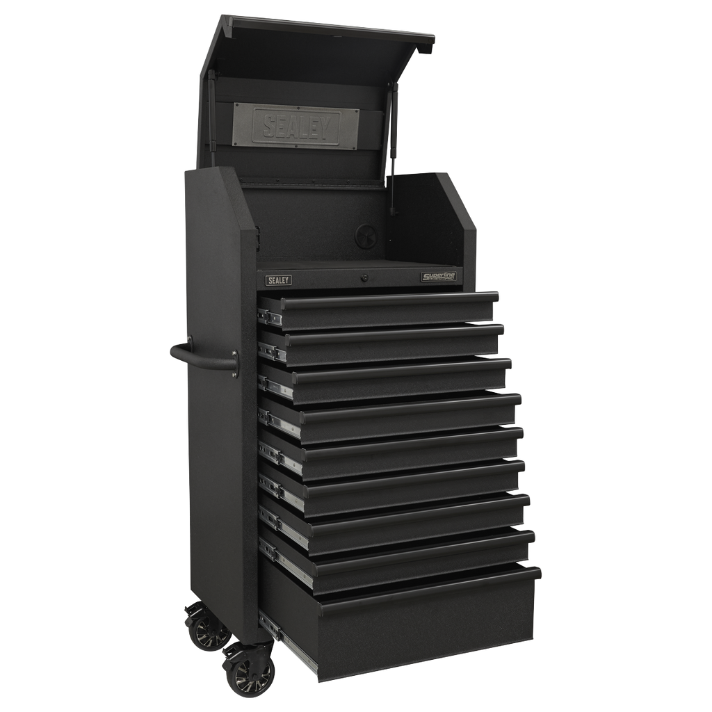 Tower Cabinet with 9 Soft Close Drawers & Power Bar 690mm AP2709BE