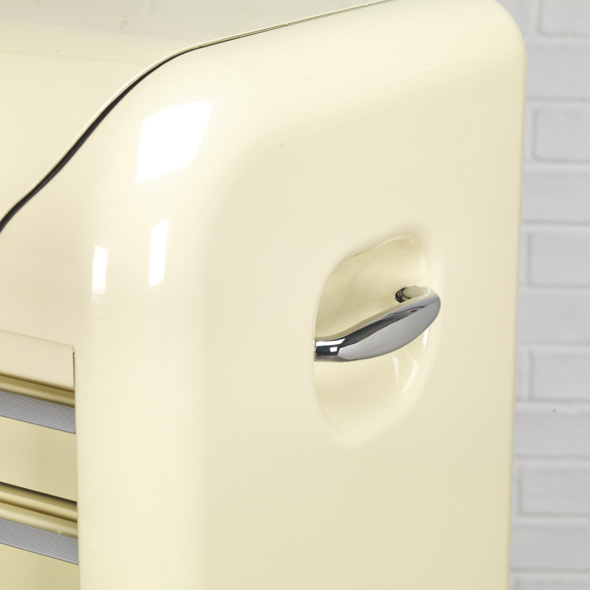 Retro Style Topchest, Mid-Box Tool Chest & Rollcab Combination 10 Drawer - Cream AP28COMBO2