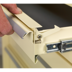 Retro Style Topchest, Mid-Box Tool Chest & Rollcab Combination 10 Drawer - Cream AP28COMBO2