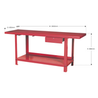 Steel Workbench with Drawer 2m AP3020