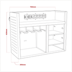Power Tool Storage Rack with Power Bar AP30SRBE