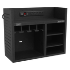 Power Tool Storage Rack with Power Bar AP30SRBE