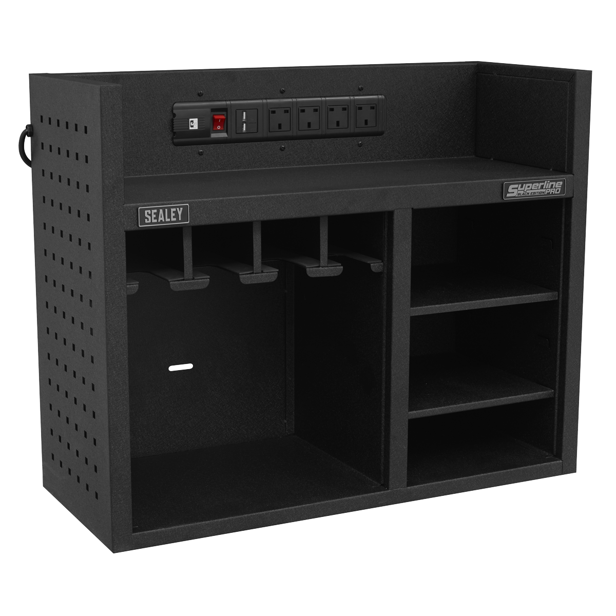 Power Tool Storage Rack with Power Bar AP30SRBE