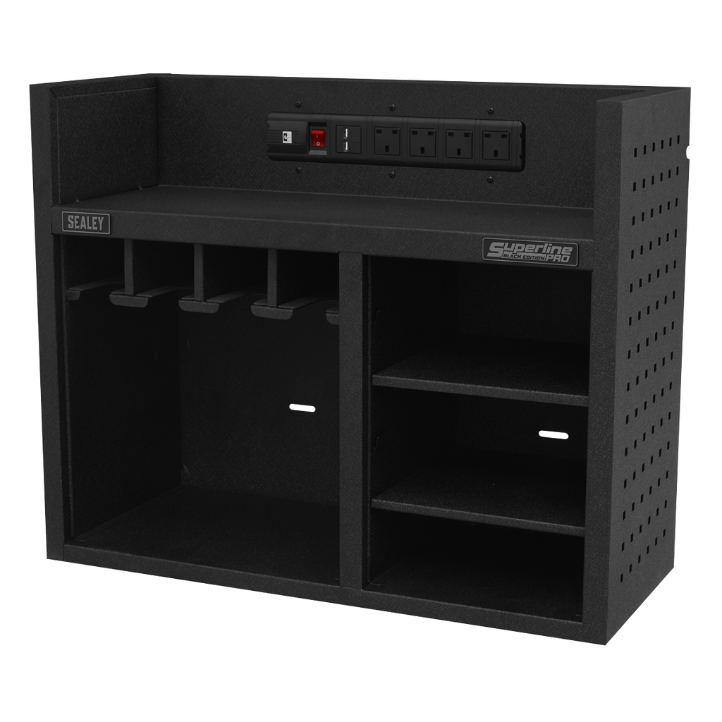 Power Tool Storage Rack with Power Bar AP30SRBE