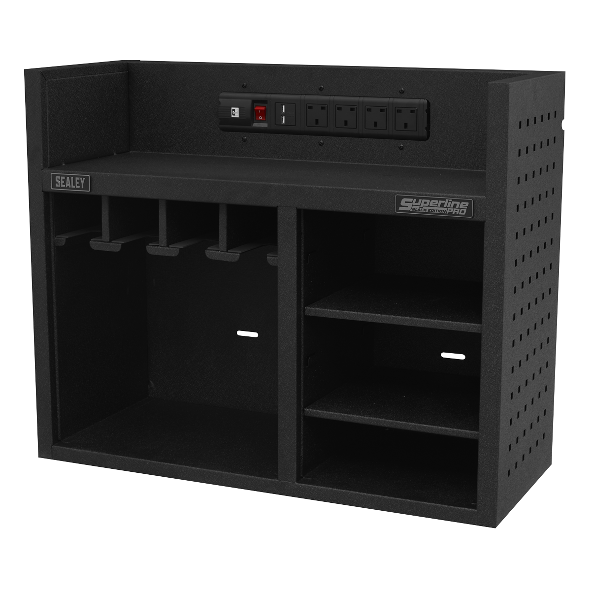 Power Tool Storage Rack with Power Bar AP30SRBE