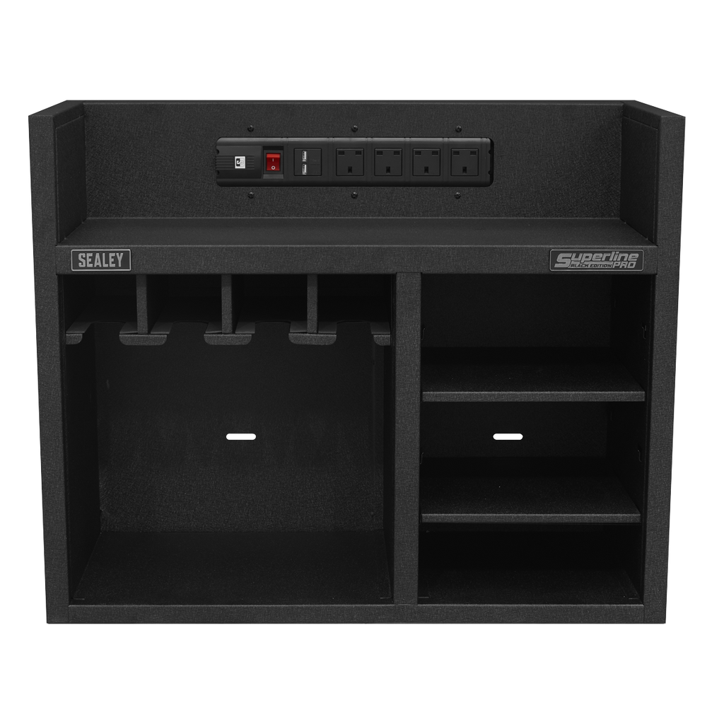 Power Tool Storage Rack with Power Bar AP30SRBE