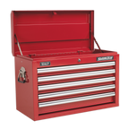 Topchest 5 Drawer - Red AP33059