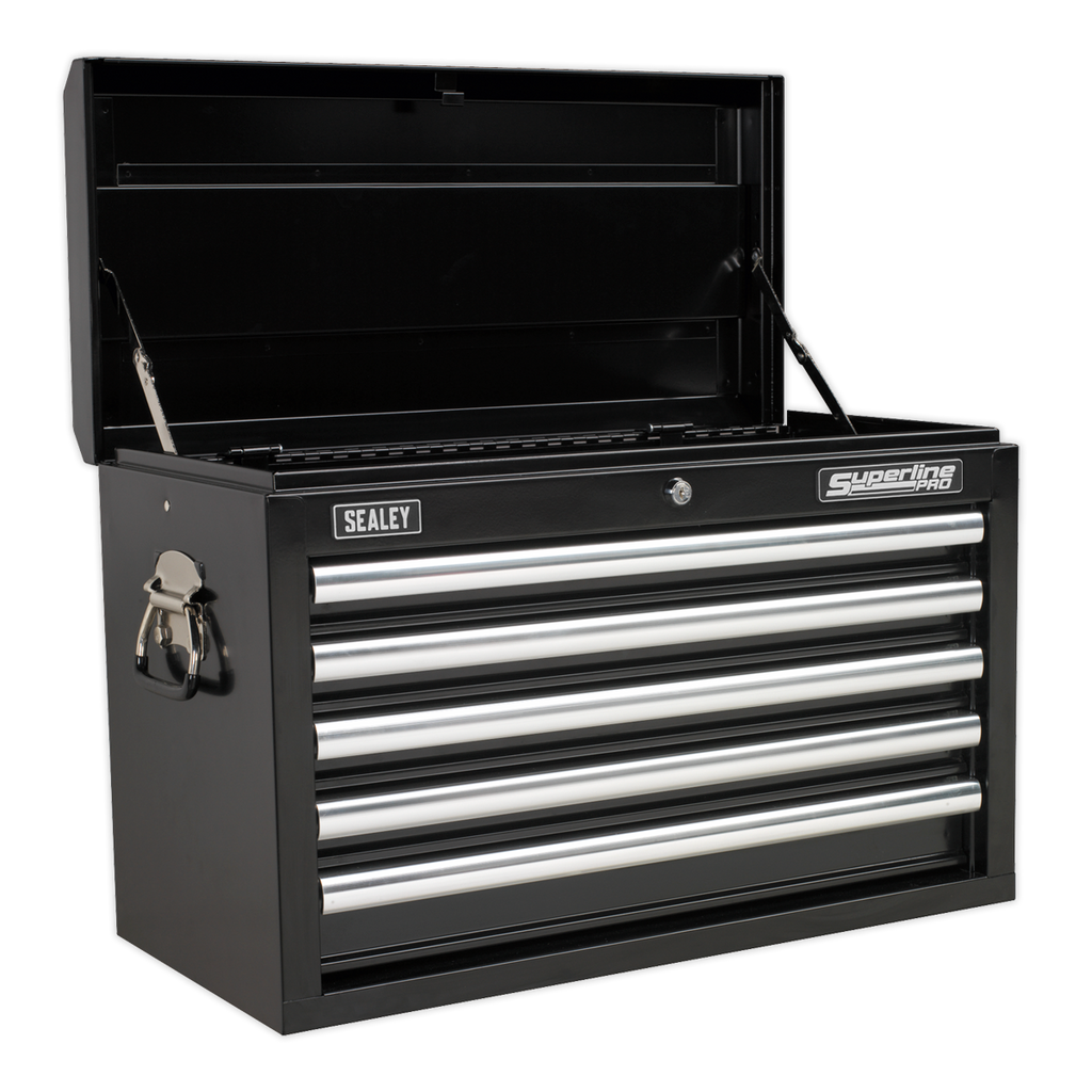 Topchest & Rollcab Combination 10 Drawer with 148pc Tool Kit - Black APCOMBOBBTK56