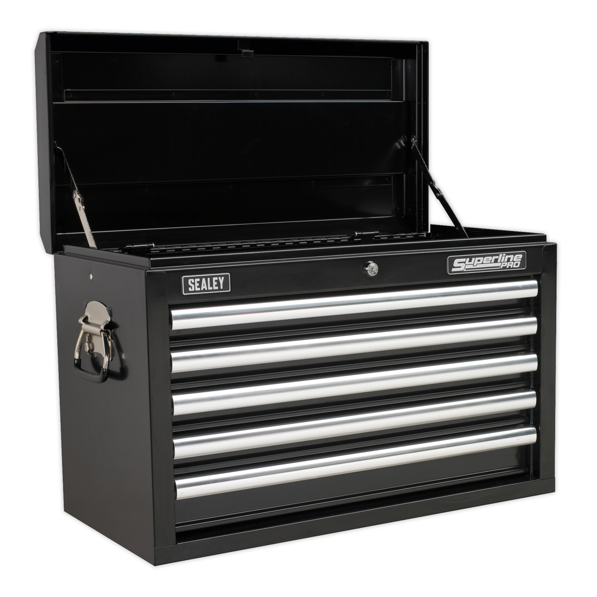 Topchest & Rollcab Combination 10 Drawer with 148pc Tool Kit - Black APCOMBOBBTK56