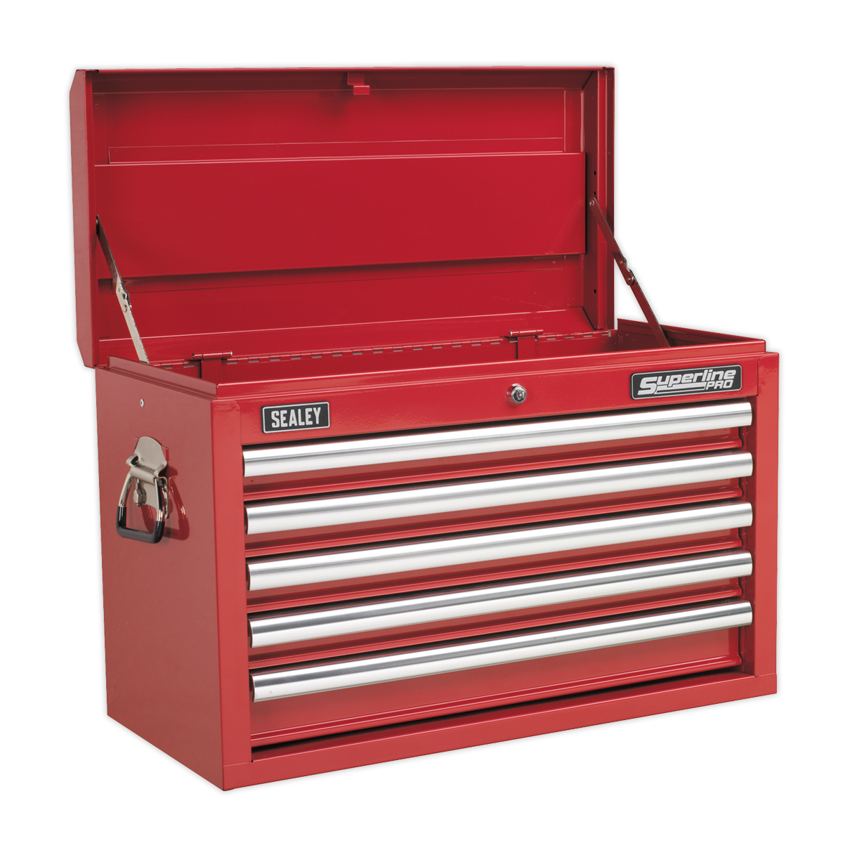 Topchest & Rollcab Combination 10 Drawer with 148pc Tool Kit - Red APCOMBOBBTK55