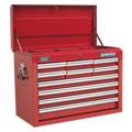 Topchest 10 Drawer - Red AP33109