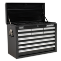 Topchest 10 Drawer - Black AP33109B