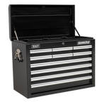 Topchest 10 Drawer with 140pc Tool Kit - Black AP33109BCOMBO