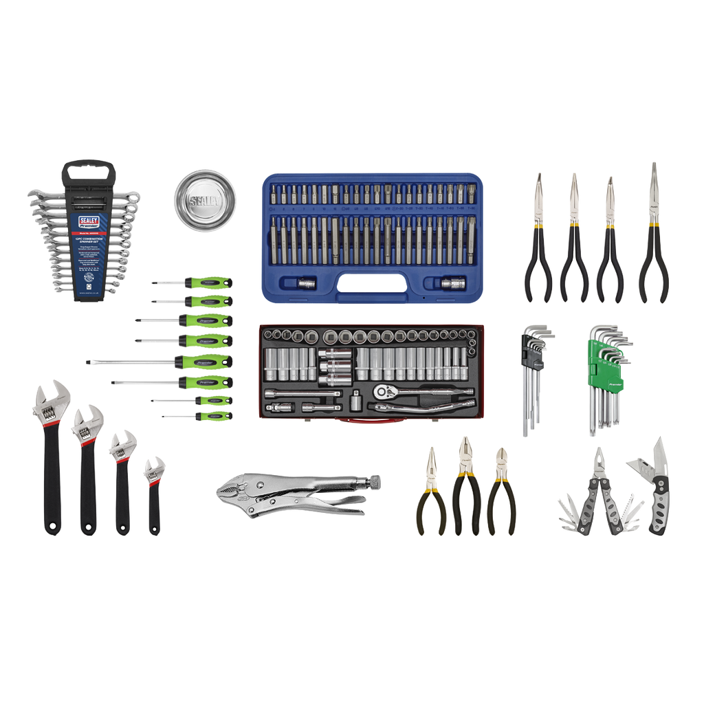 Topchest 10 Drawer with 139pc Tool Kit - Red AP33109COMBO