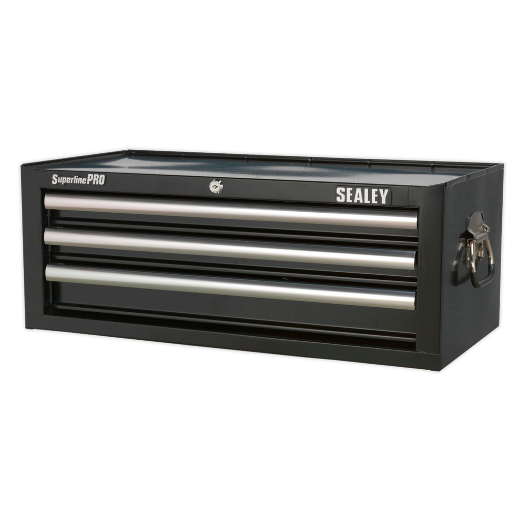 Mid-Box Tool Chest 3 Drawer - Black AP33339B