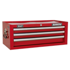 Mid-Box Tool Chest 3 Drawer - Red AP33339