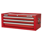 Mid-Box Tool Chest 3 Drawer - Red AP33339