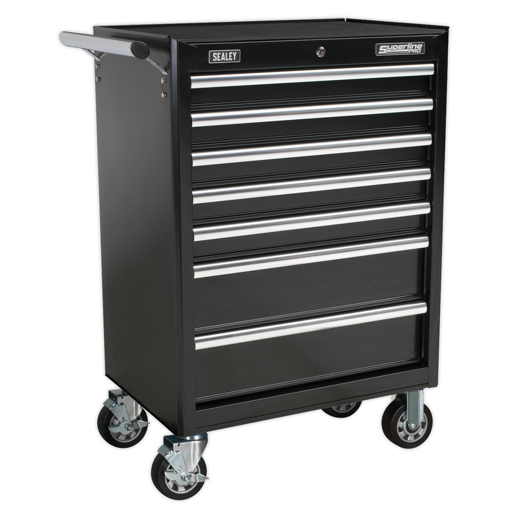 Rollcab 7 Drawer - Black AP33479B