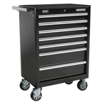 Rollcab 7 Drawer - Black AP33479B