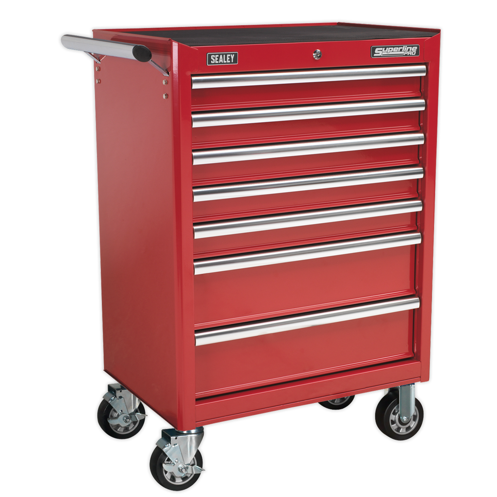 Topchest & Rollcab Combination 15 Drawer with 148pc Tool Kit - Red APCOMBOBBTK57