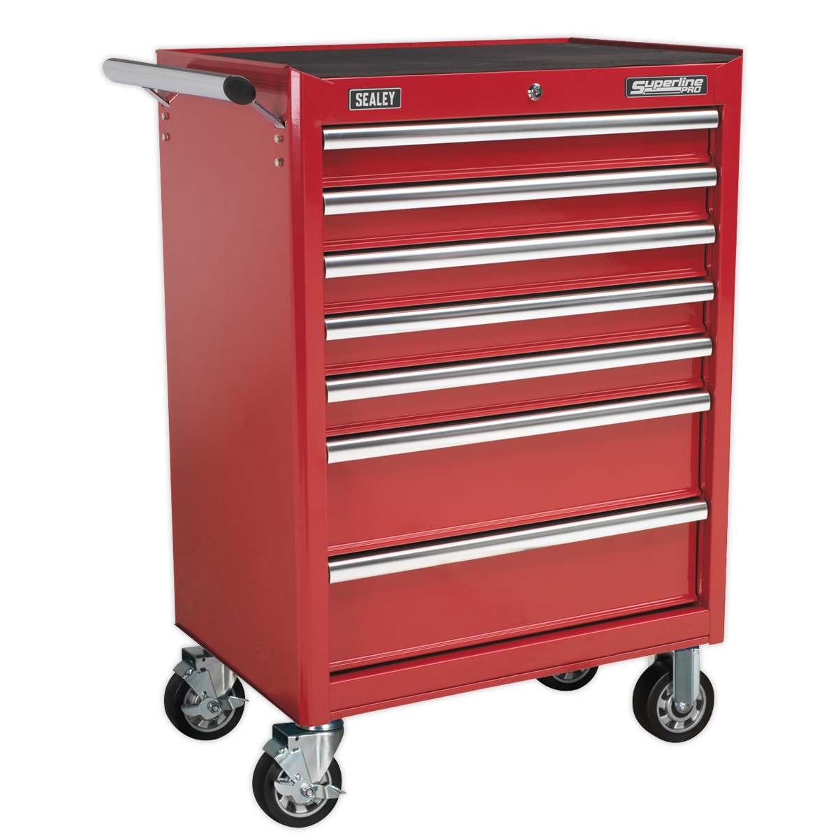 Topchest & Rollcab Combination 15 Drawer with 148pc Tool Kit - Red APCOMBOBBTK57