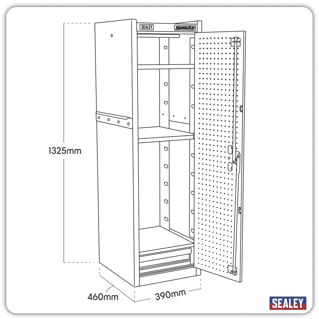 Hang-On Locker - Black AP33519B