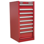 Hang-On Chest 8 Drawer - Red AP33589