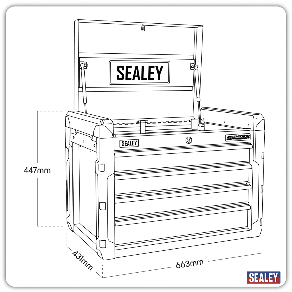 Topchest 4 Drawer AP3401