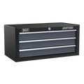 Mid-Box Tool Chest 3 Drawer - Black/Grey AP3503TB