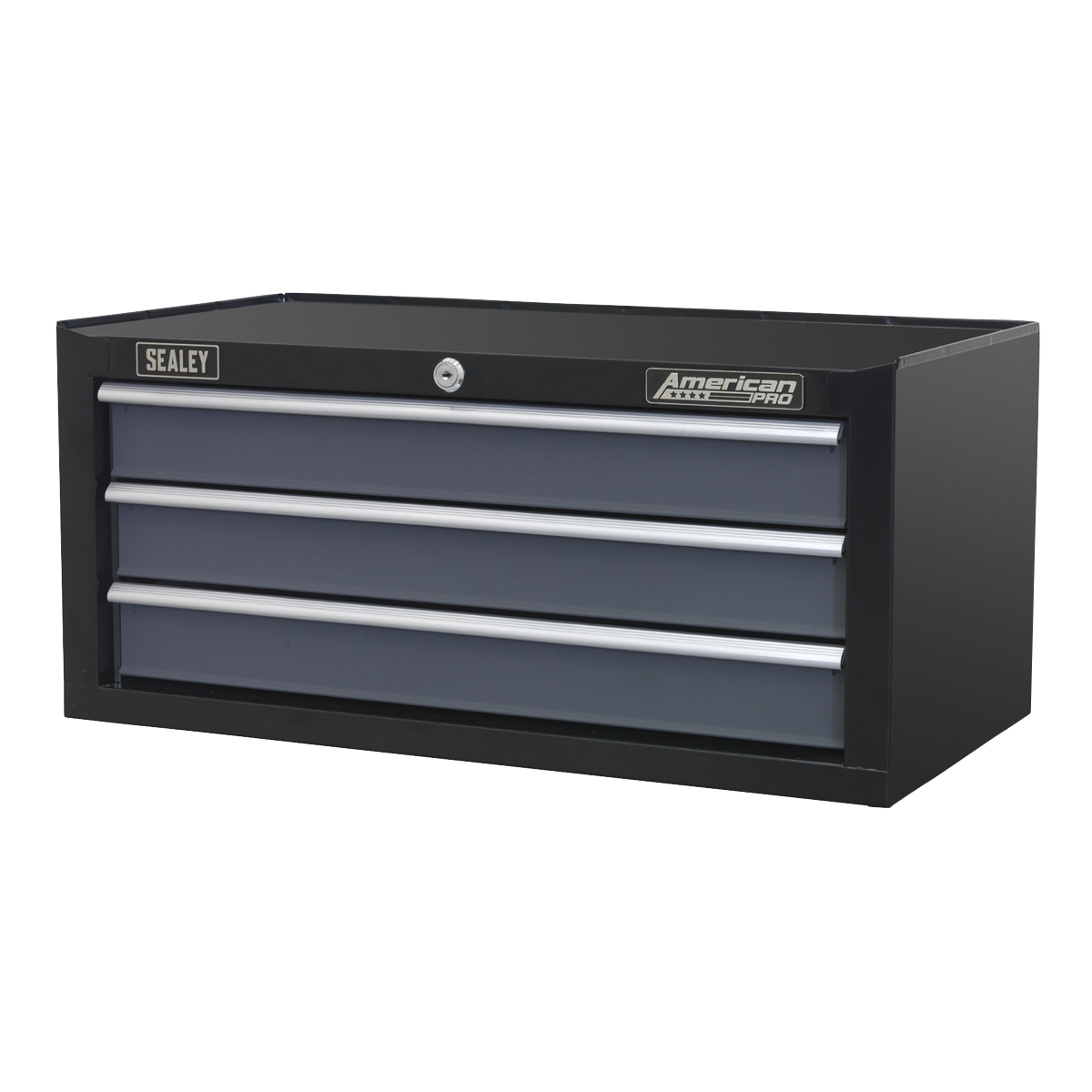 Mid-Box Tool Chest 3 Drawer - Black/Grey AP3503TB