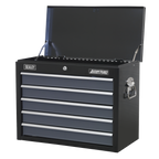 Topchest 5 Drawer - Black/Grey AP3505TB