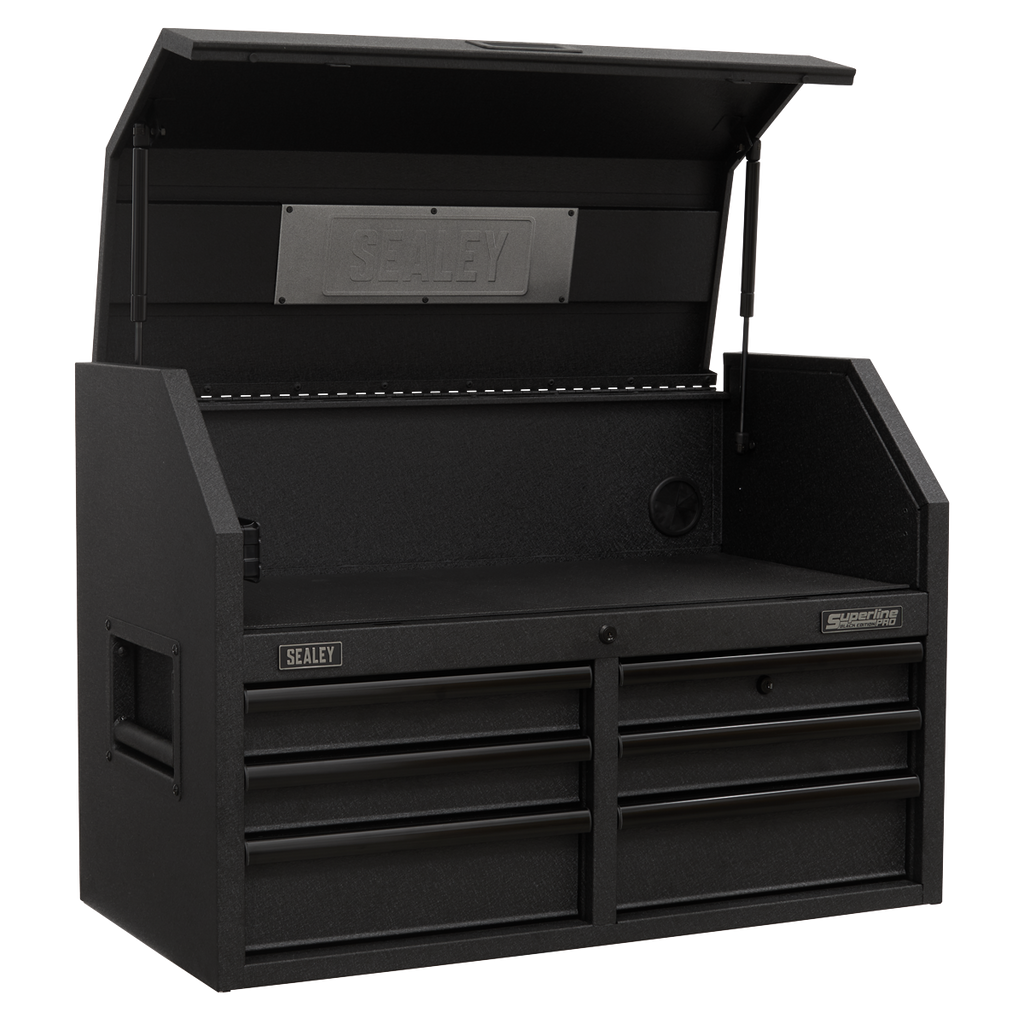 Topchest with 6 Soft Close Drawers & Power Bar 910mm AP3607BE