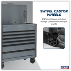 Tool Trolley 6 Drawer - Grey AP366G