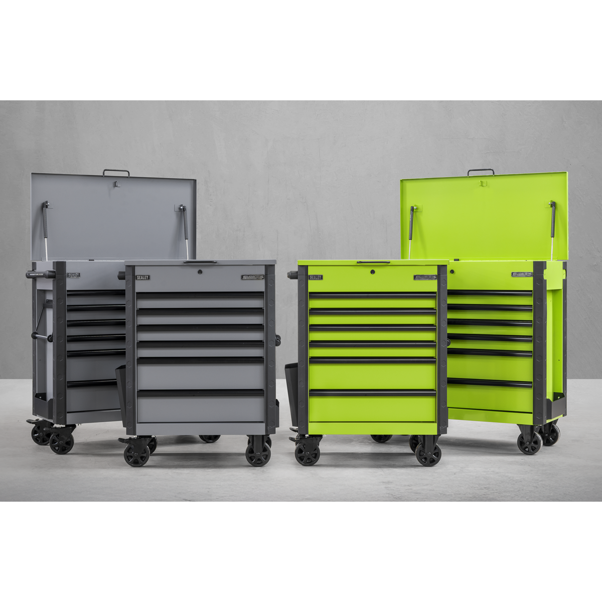 Tool Trolley 6 Drawer - Grey AP366G