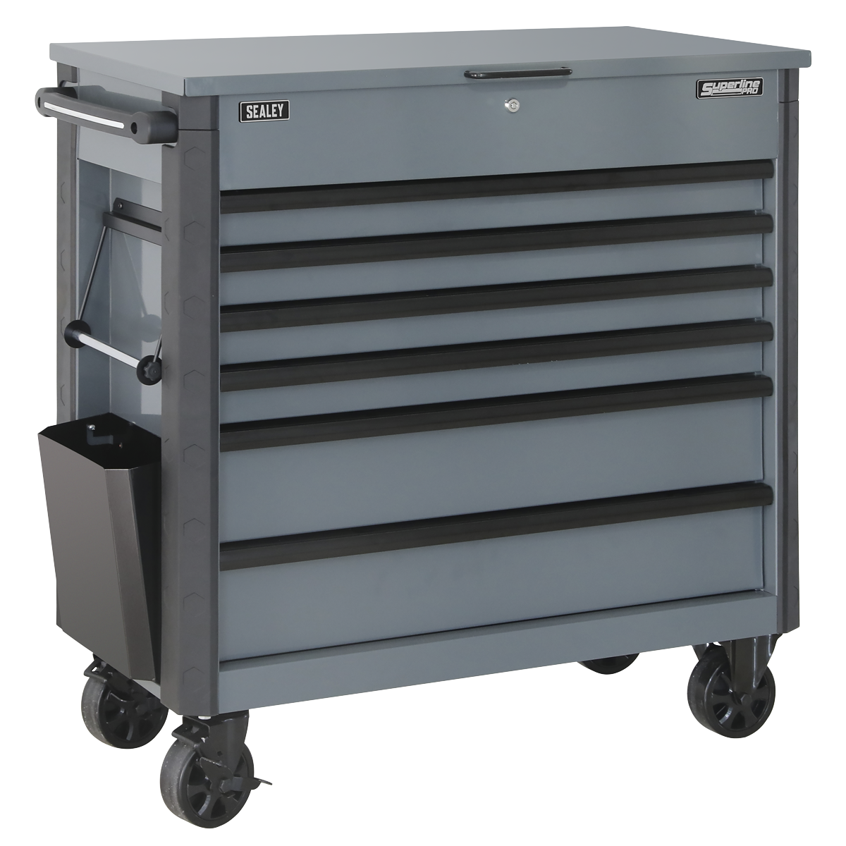 Tool Trolley 6 Drawer - Grey AP366G