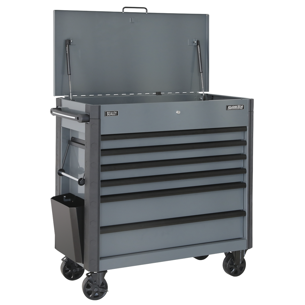 Tool Trolley 6 Drawer - Grey AP366G