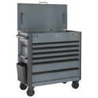 Tool Trolley 6 Drawer - Grey AP366G