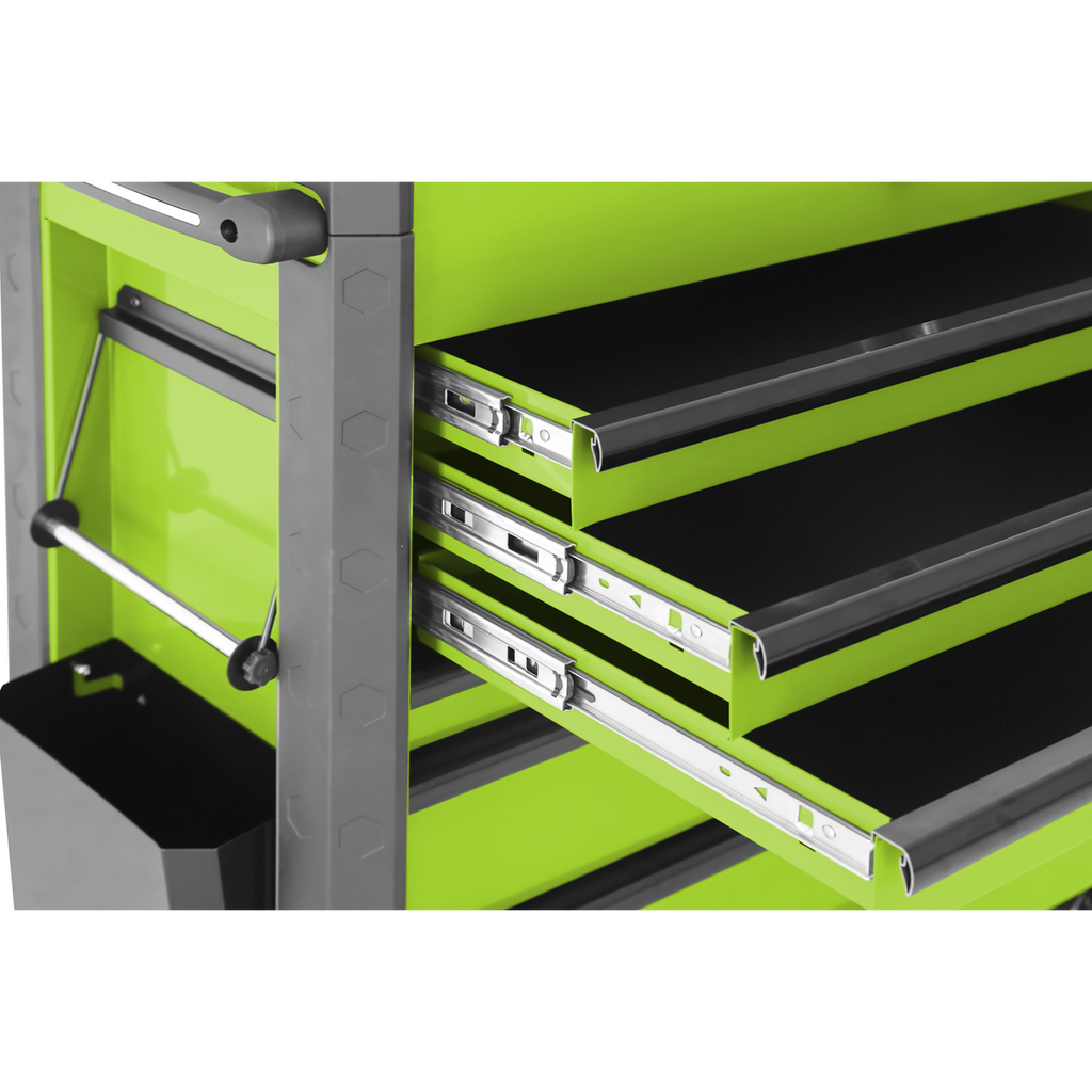 Tool Trolley 6 Drawer - Green AP366HV