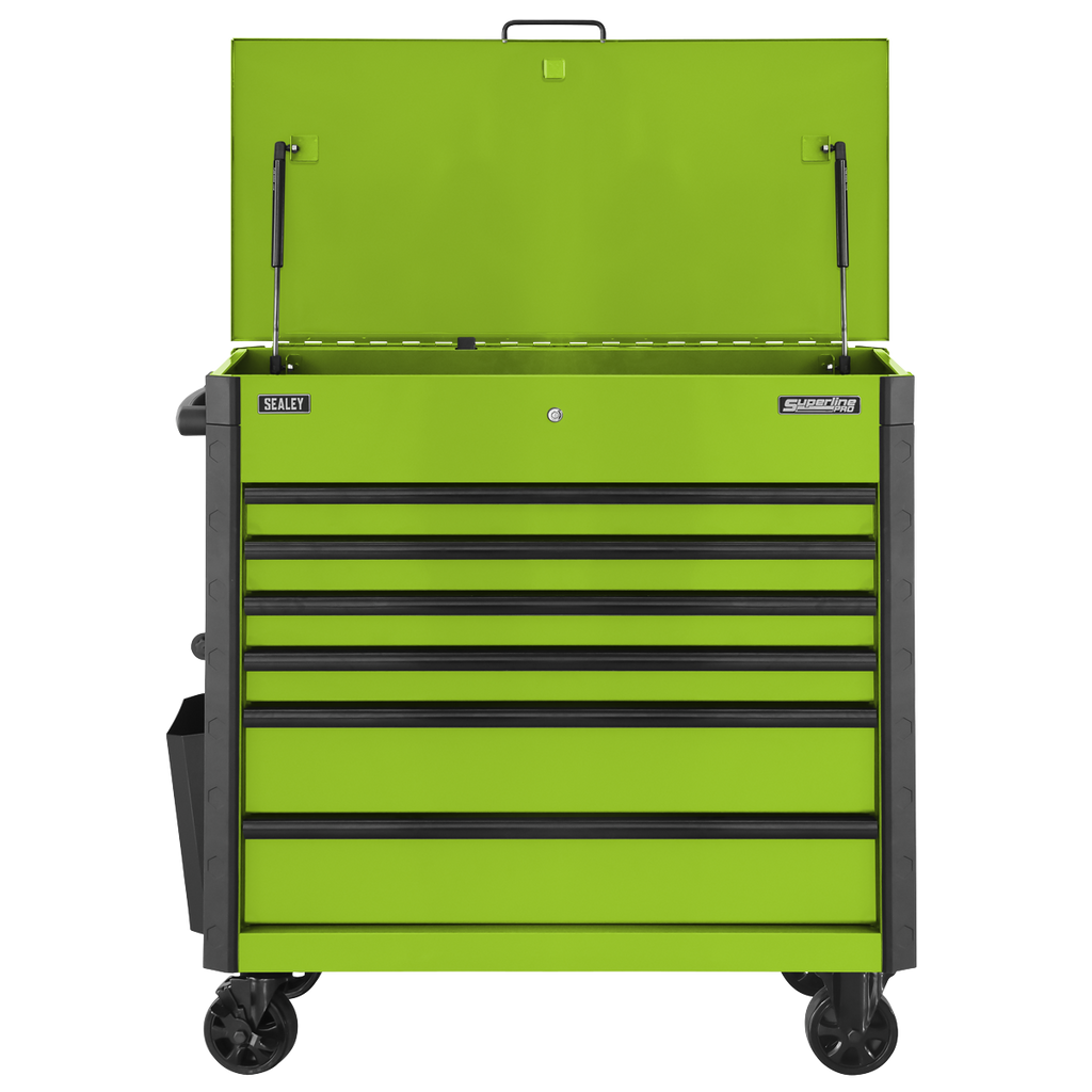 Tool Trolley 6 Drawer - Green AP366HV