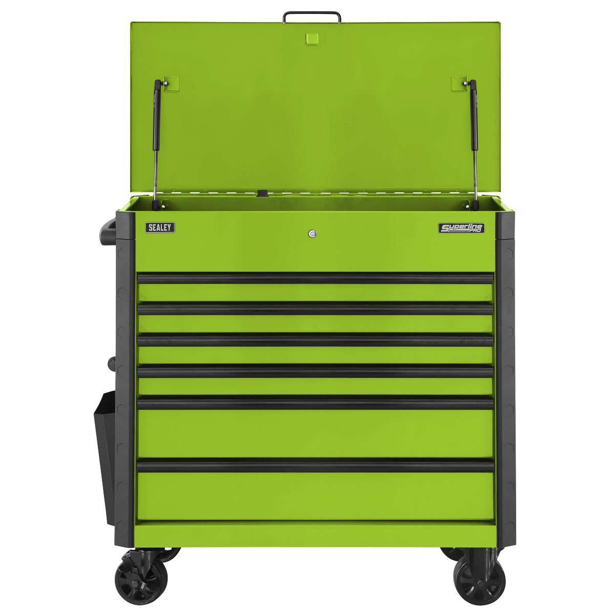 Tool Trolley 6 Drawer - Green AP366HV