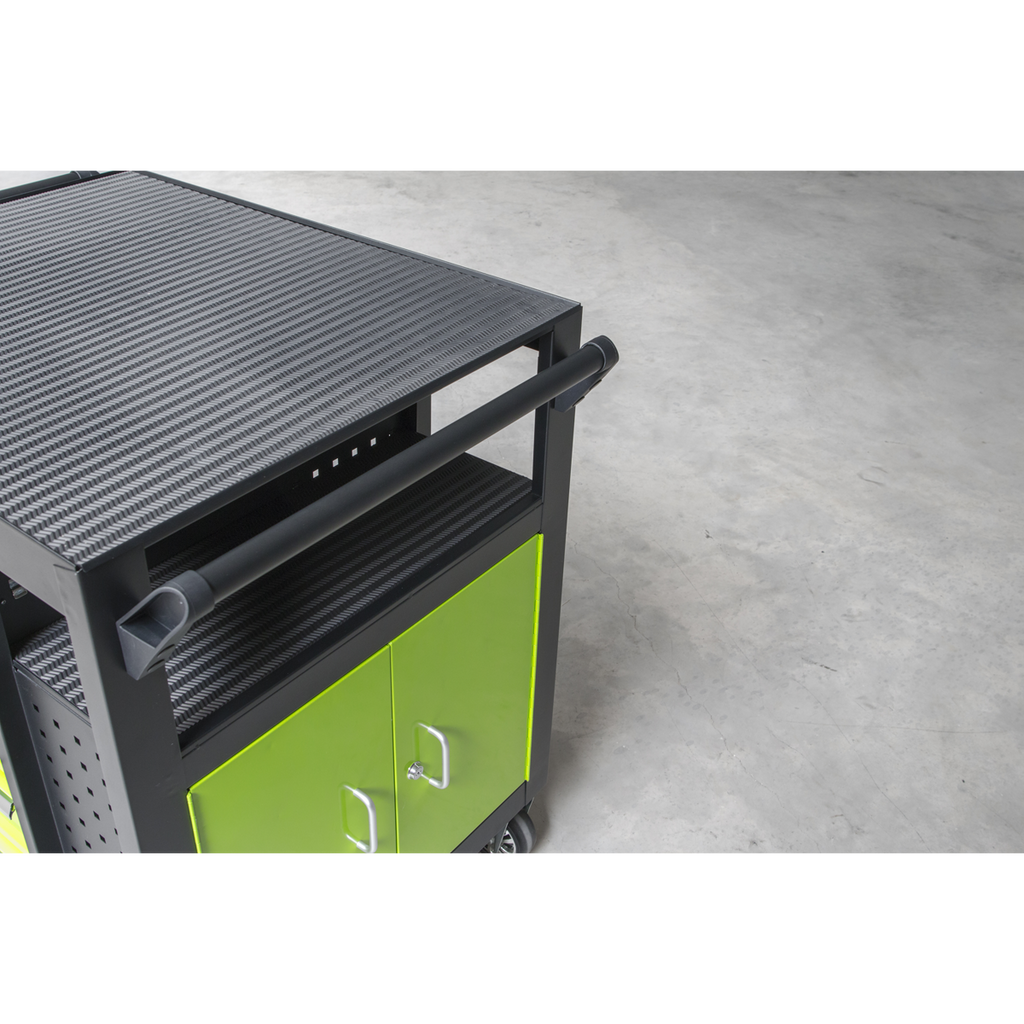Mobile Workstation with 7 Drawers & Cupboard 920mm AP36MWS