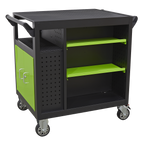 Mobile Workstation with 7 Drawers & Cupboard 920mm AP36MWS