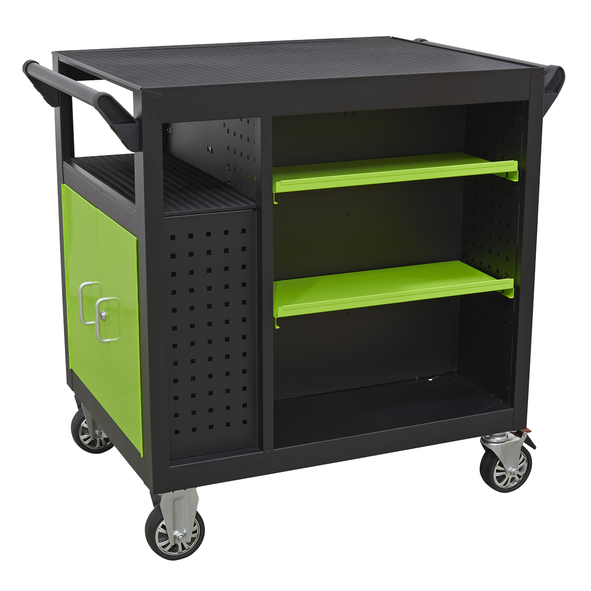 Mobile Workstation with 7 Drawers & Cupboard 920mm AP36MWS
