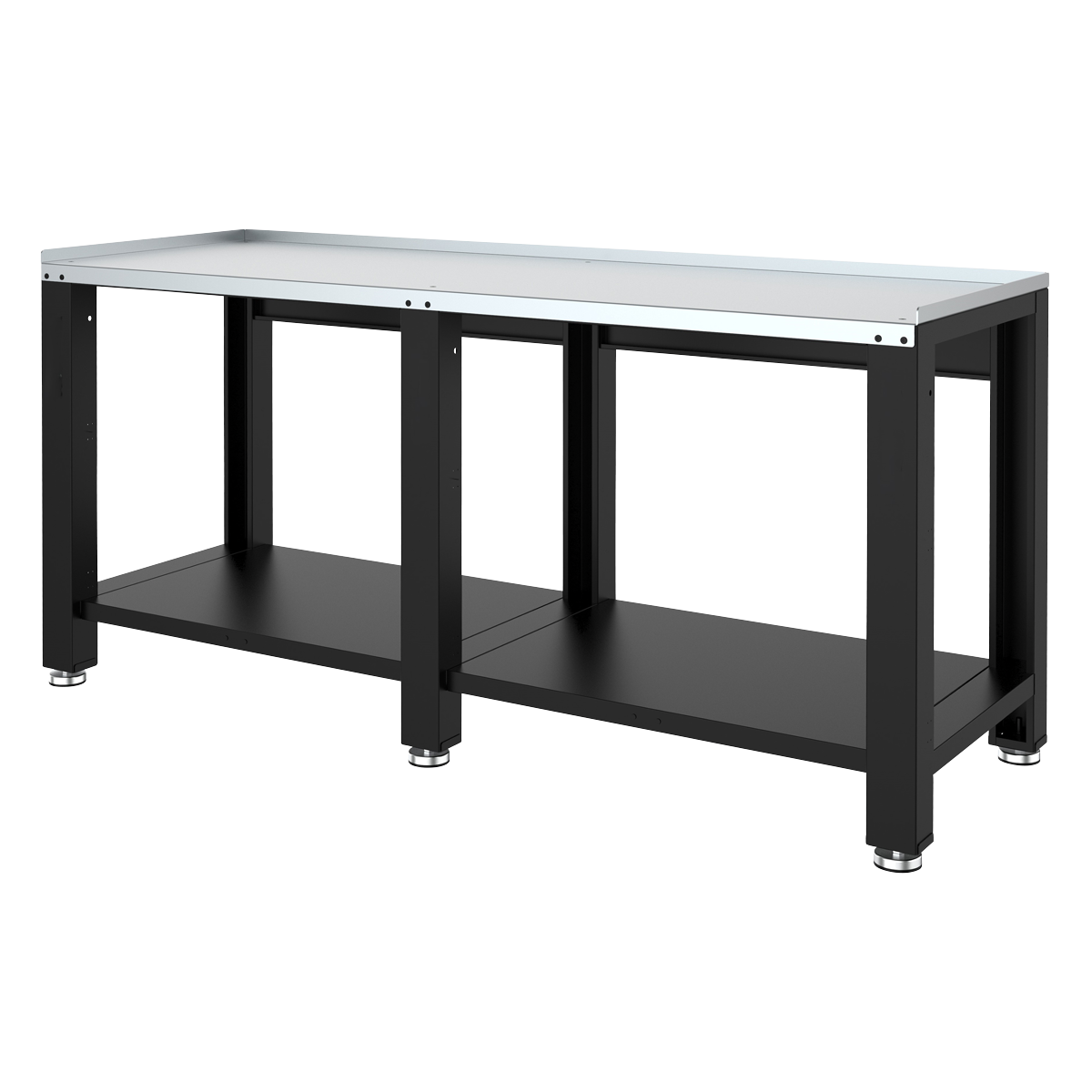 Heavy-Duty Workbench with Galvanized Steel Worktop 2m AP4020GS