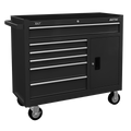 Rollcab 6 Drawer - Black AP4106B