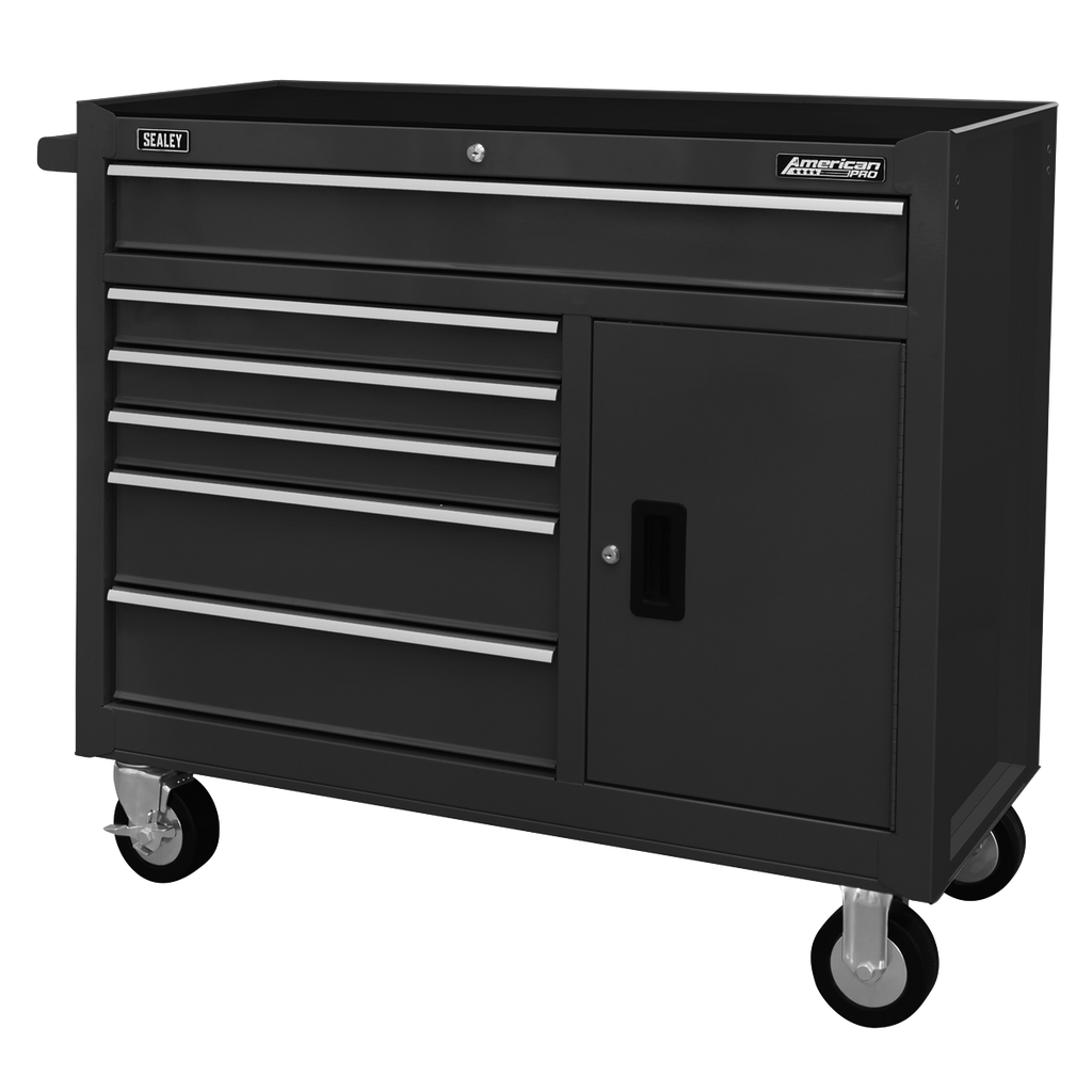 Rollcab 6 Drawer - Black AP4106B