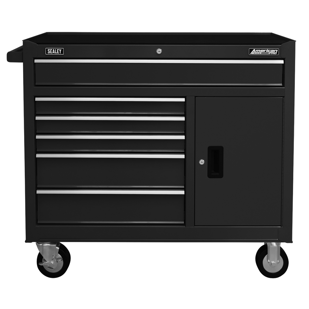 Rollcab 6 Drawer - Black AP4106B